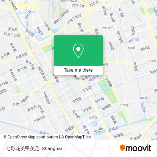 七彩花美甲美足 map