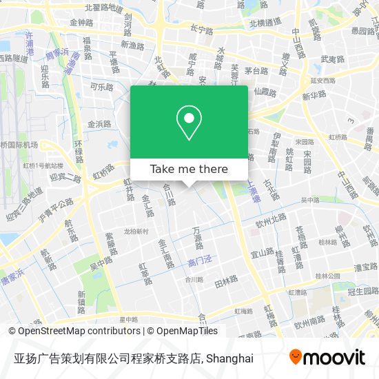 亚扬广告策划有限公司程家桥支路店 map