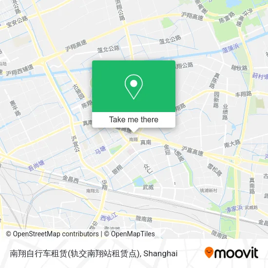 南翔自行车租赁(轨交南翔站租赁点) map
