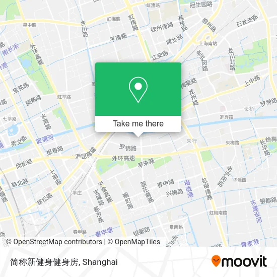 简称新健身健身房 map