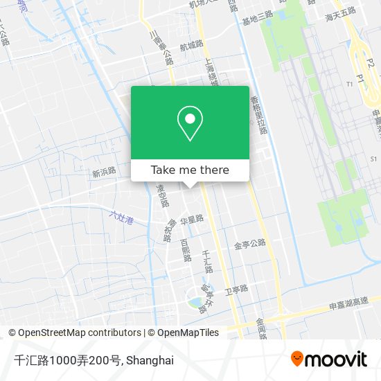千汇路1000弄200号 map