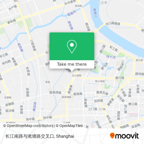 长江南路与淞塘路交叉口 map