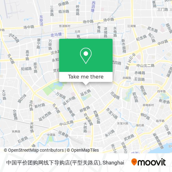 中国平价团购网线下导购店(平型关路店) map