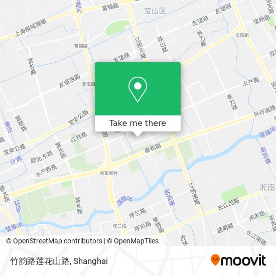 竹韵路莲花山路 map