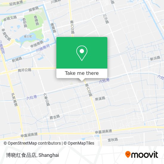 博晓红食品店 map