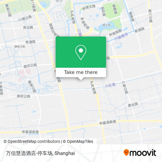 万信慧选酒店-停车场 map