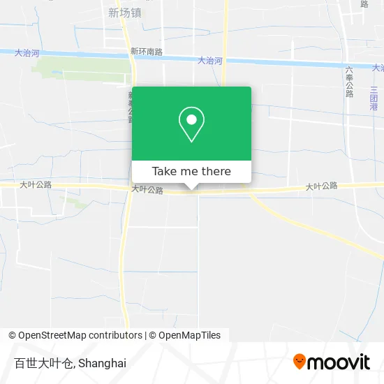 百世大叶仓 map