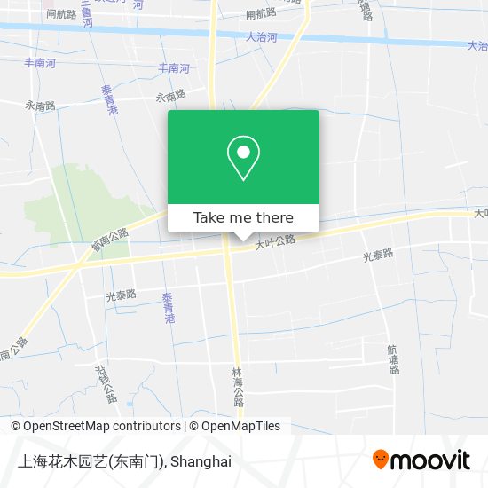 上海花木园艺(东南门) map
