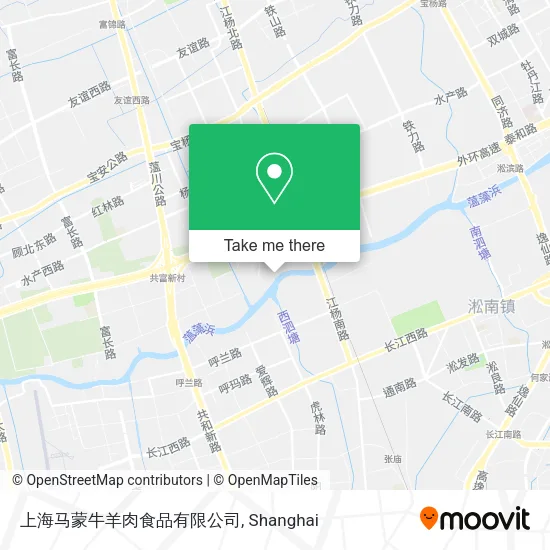 上海马蒙牛羊肉食品有限公司 map