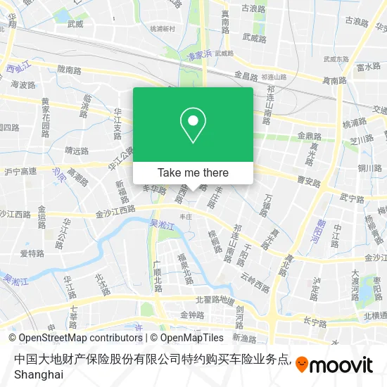中国大地财产保险股份有限公司特约购买车险业务点 map