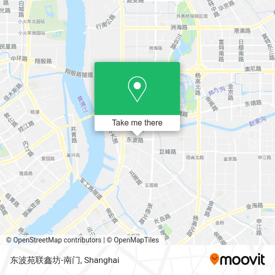 东波苑联鑫坊-南门 map