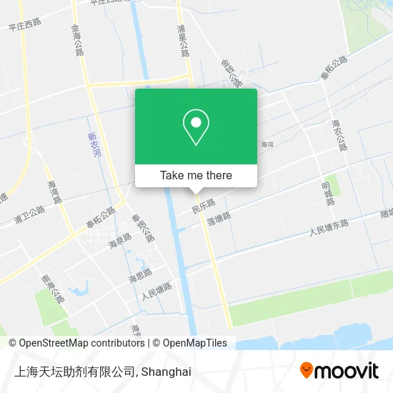 上海天坛助剂有限公司 map