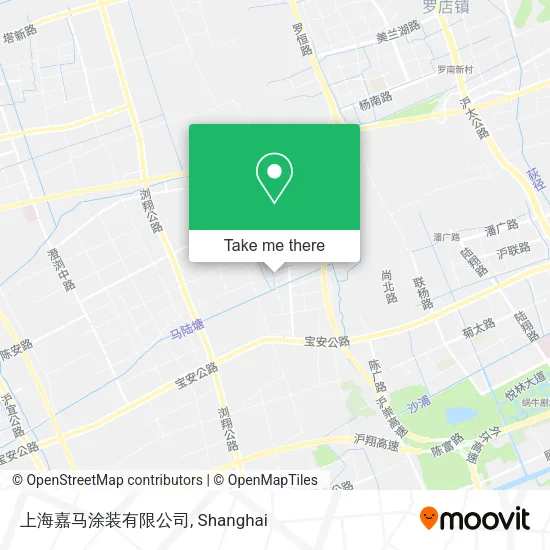 上海嘉马涂装有限公司 map