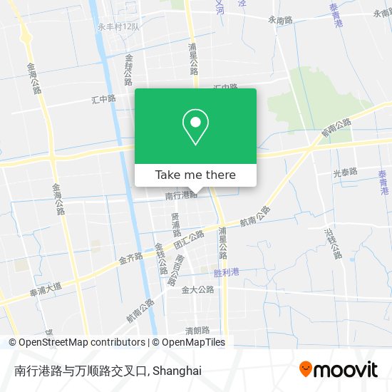 南行港路与万顺路交叉口 map