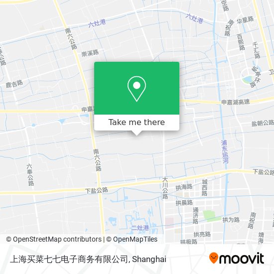 上海买菜七七电子商务有限公司 map