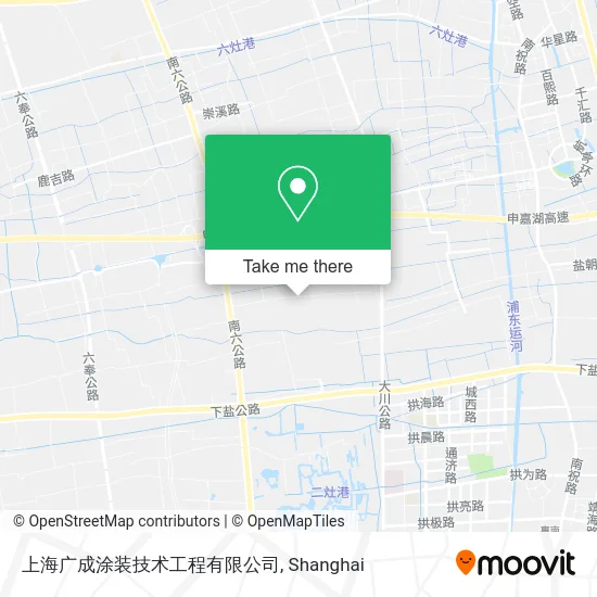 上海广成涂装技术工程有限公司 map
