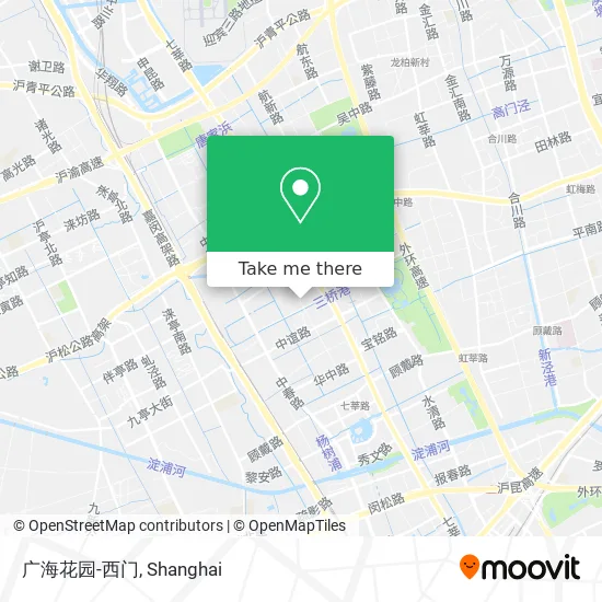 广海花园-西门 map