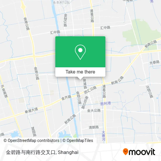 金碧路与南行路交叉口 map