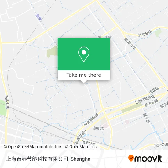 上海台春节能科技有限公司 map