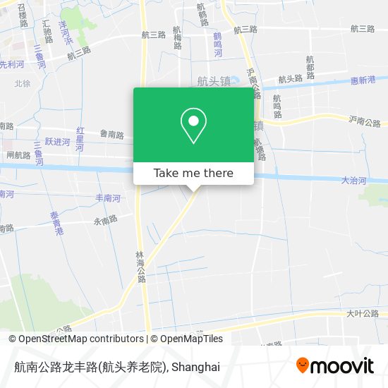 航南公路龙丰路(航头养老院) map