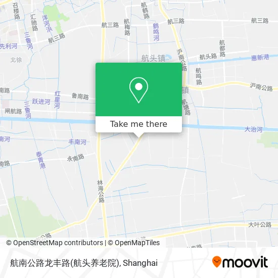 航南公路龙丰路(航头养老院) map