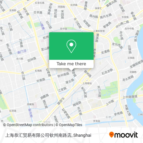 上海恭汇贸易有限公司钦州南路店 map