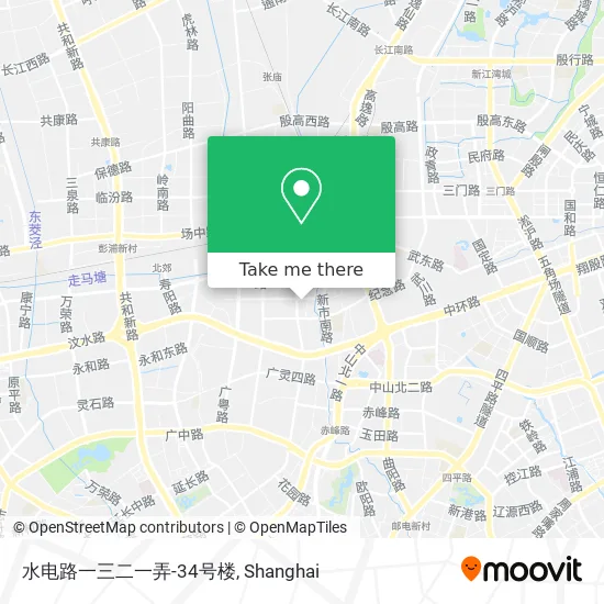 水电路一三二一弄-34号楼 map