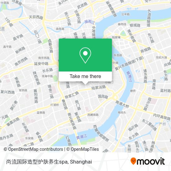 尚流国际造型护肤养生spa map