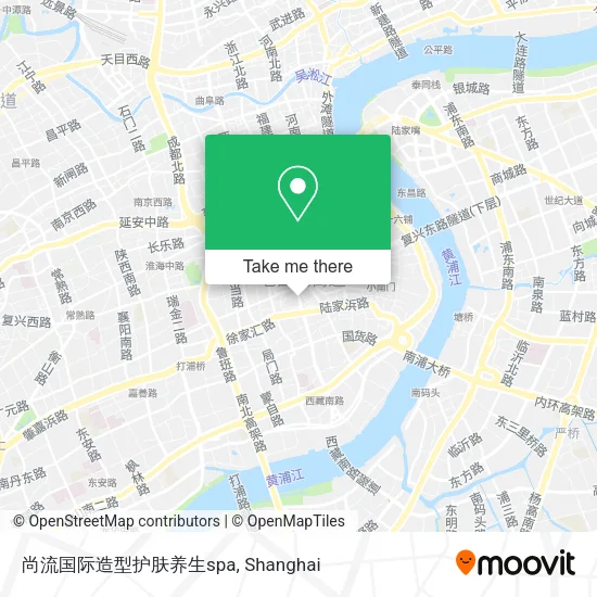尚流国际造型护肤养生spa map