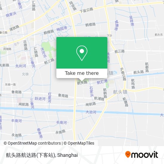 航头路航达路(下客站) map