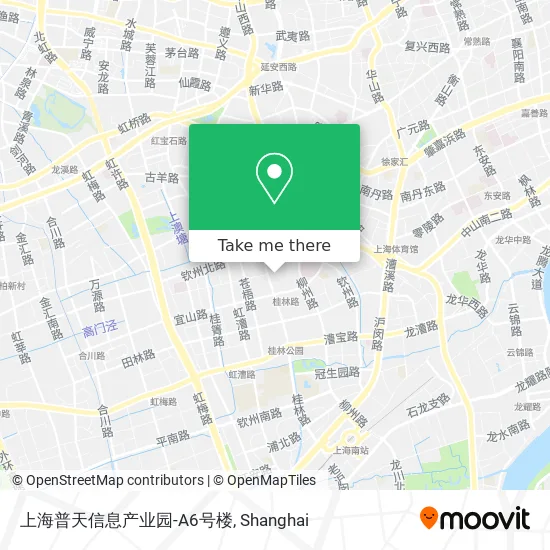 上海普天信息产业园-A6号楼 map