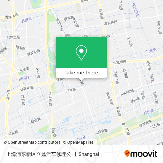 上海浦东新区立鑫汽车修理公司 map