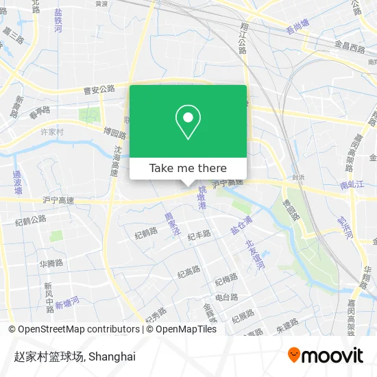 赵家村篮球场 map