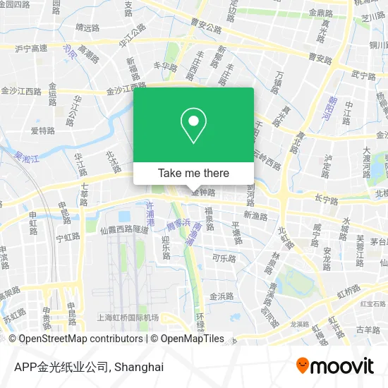 APP金光纸业公司 map