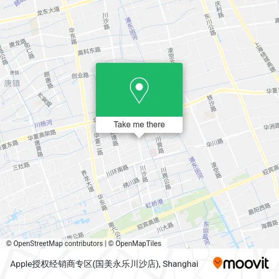 Apple授权经销商专区(国美永乐川沙店) map