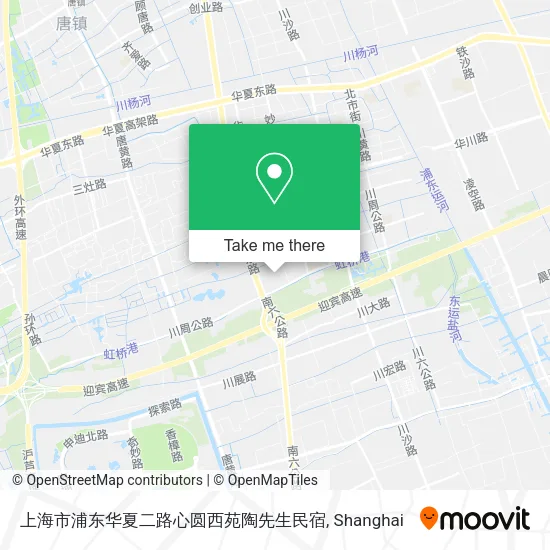上海市浦东华夏二路心圆西苑陶先生民宿 map