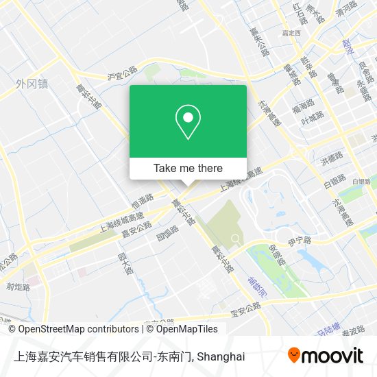 上海嘉安汽车销售有限公司-东南门 map