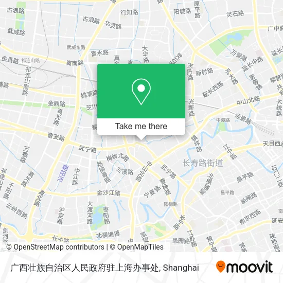 广西壮族自治区人民政府驻上海办事处 map