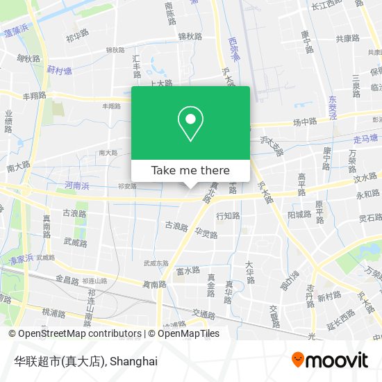华联超市(真大店) map