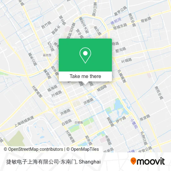 捷敏电子上海有限公司-东南门 map