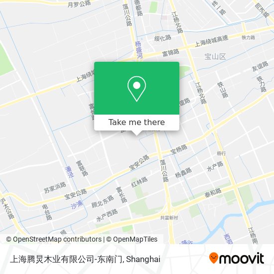 上海腾炅木业有限公司-东南门 map