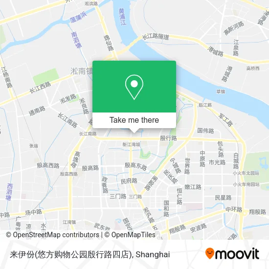 来伊份(悠方购物公园殷行路四店) map