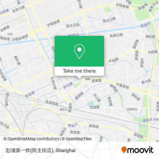 彭浦第一炸(民主街店) map