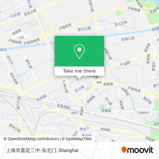 上海市嘉定二中-东北门 map