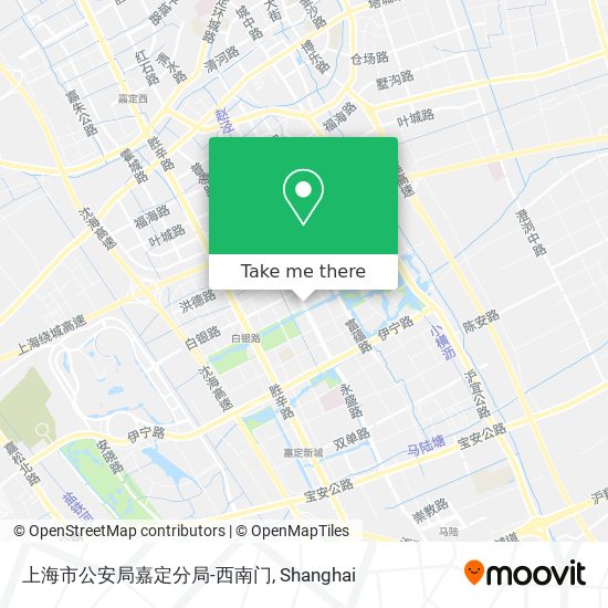 上海市公安局嘉定分局-西南门 map