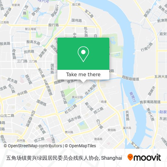 五角场镇黄兴绿园居民委员会残疾人协会 map