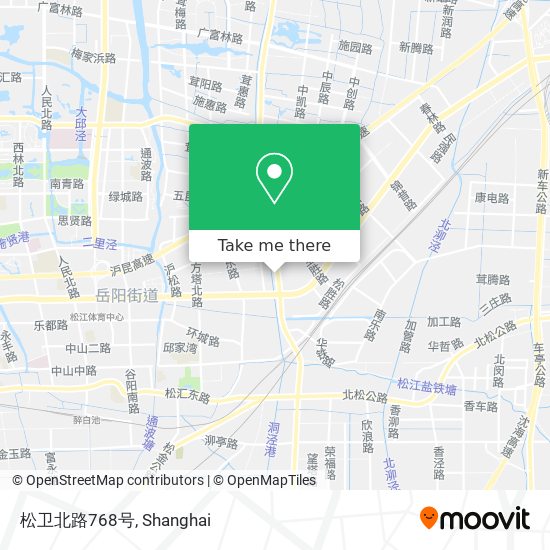 松卫北路768号 map