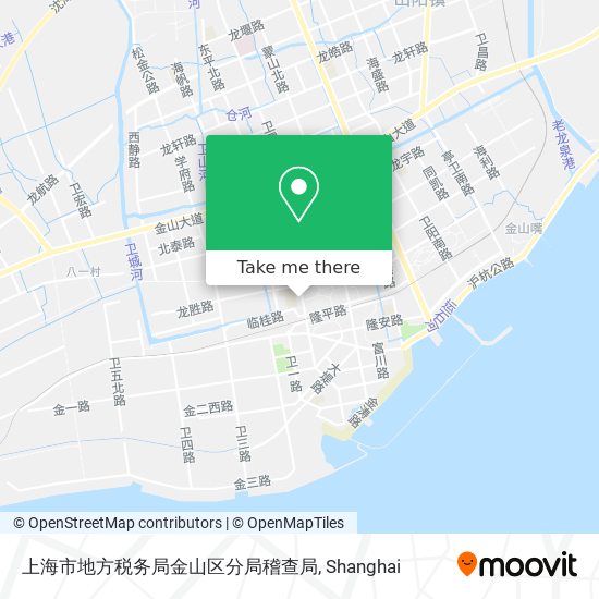 上海市地方税务局金山区分局稽查局 map