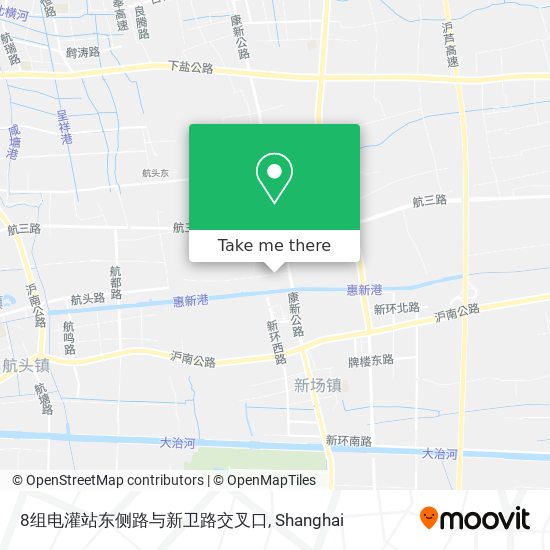 8组电灌站东侧路与新卫路交叉口 map