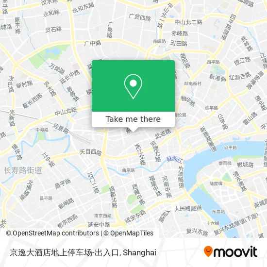 京逸大酒店地上停车场-出入口 map